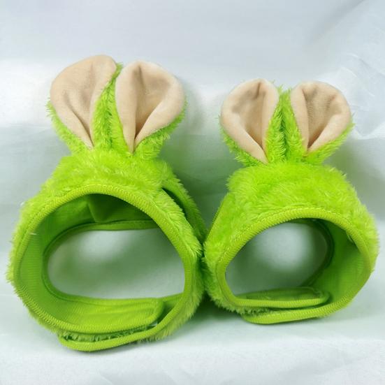 Pet Headgear Attractive Fine Workmanship Polyester Cartoon Fastener Tape Headdress Cap for Daily