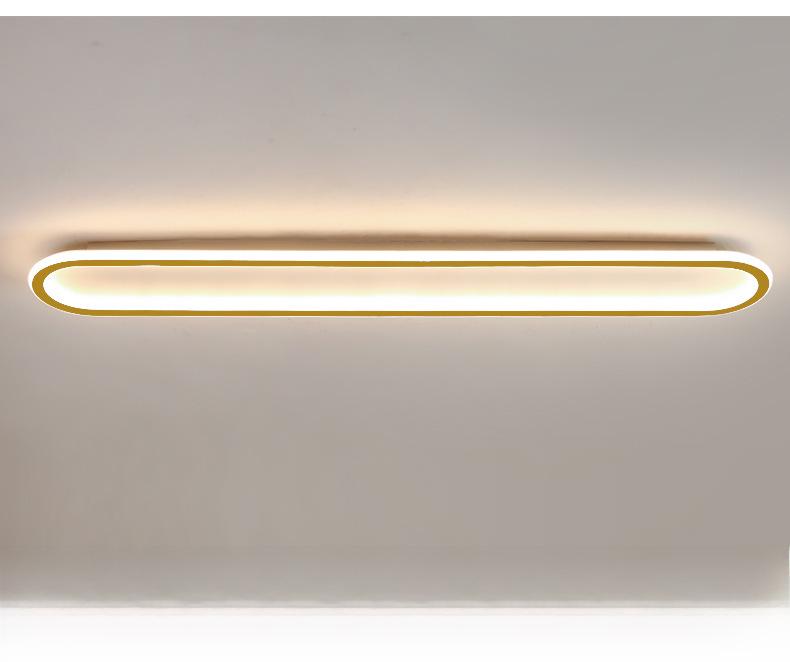 2024 Modern Long Strip Ceiling Light for Hallway, Bedroom, Dining Room, Balcony, Walk-in Closet, and Staircase