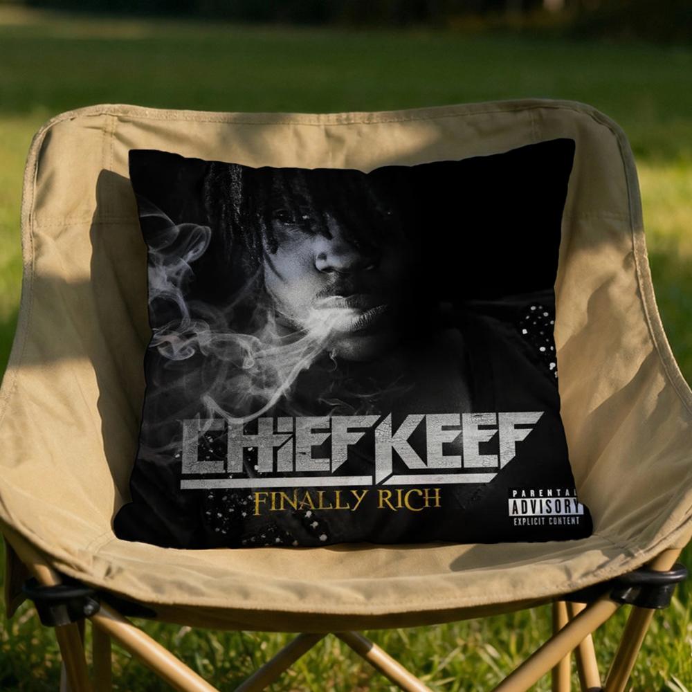 

Rapper CChief KKeef Cushion Cover Soft Reversible Durable Pillow Cover MultiScene Use for Home Car Daily Comfort 30x30cm