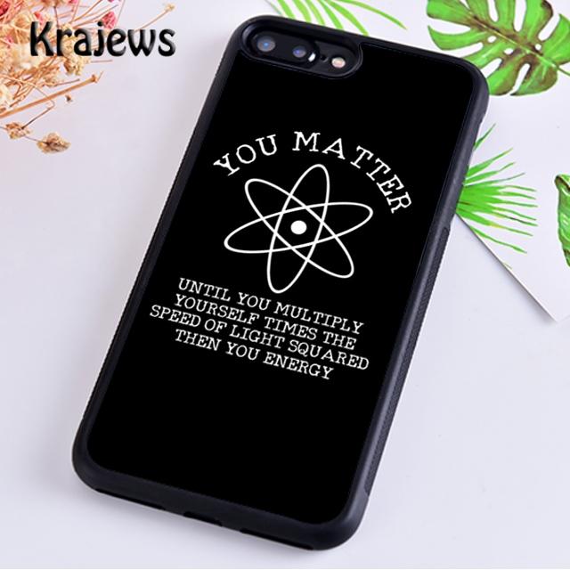 Krajews Atom Science Chemistry Phone Case Cover For iPhone 17 Air 16 15 14 plus 11 12 13 pro max coque Shell Fundas