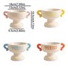 Elevated Cat Food Water Bowl Large Capacity High Feet Ceramic Pet Bowl Non-Slip Base Stable Pet Food Basin Pet Supplies