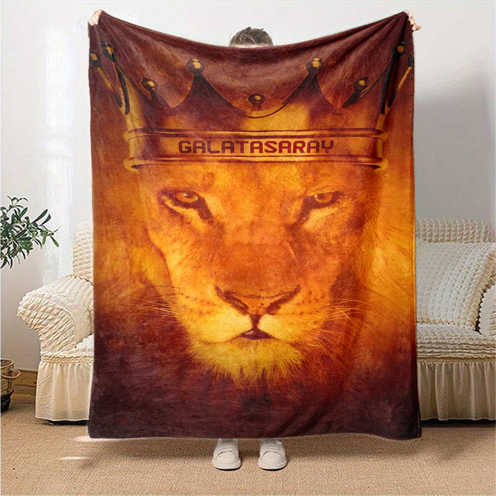 Galatasaray S.k Blanket Ultra-Soft Suitable for Office Chair Bed Office All-Season Use Stylish Decor Gift for Travel Home Birthdays