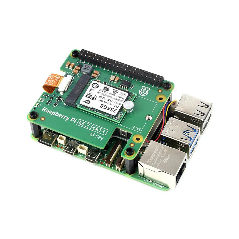 Weixue Raspberry Pi 5 M.2 Interface HAT & SSD Expansion Board