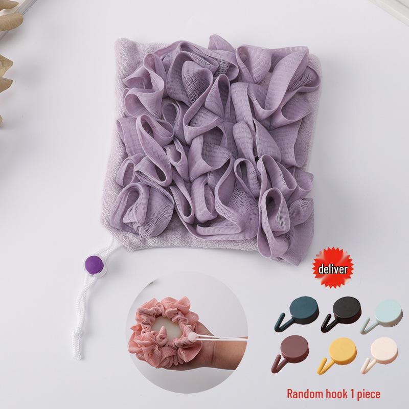 Top-Selling Bath Sponge & Scrubber: Japanese/Korean Foaming Mud Back & Body Flower Glove