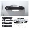 Matt Black Door Handle Cover Catch Trim Guard For Toyota Hilux Revo 2025 2025 2025 2025 Double Cabin Accessories