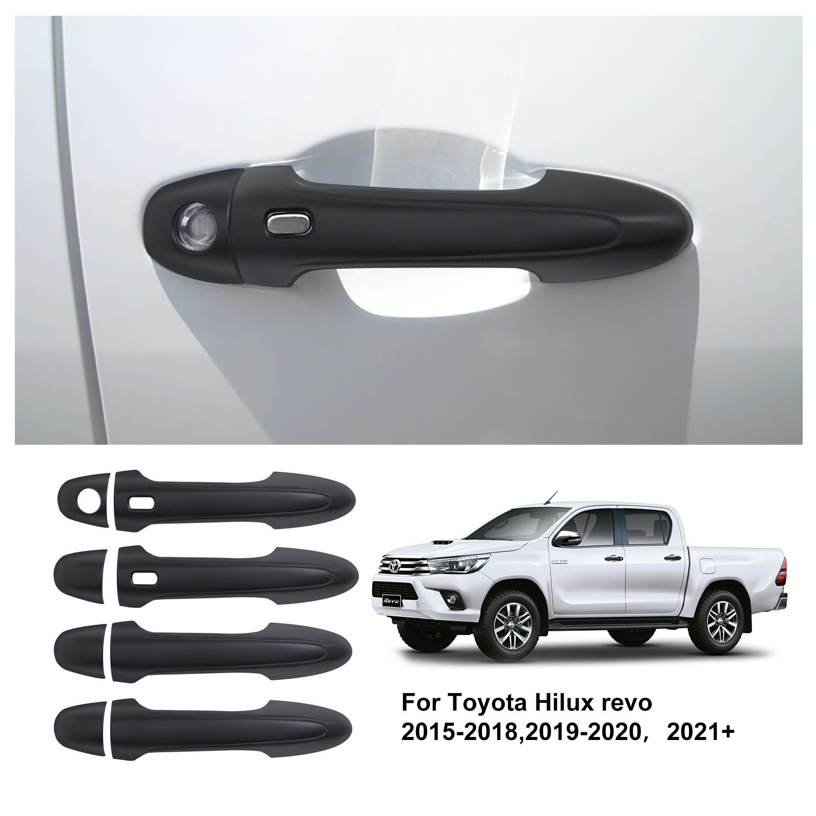 

Matt Black Door Handle Cover Catch Trim Guard For Toyota Hilux Revo 2025 2025 2025 2025 Double Cabin Accessories
