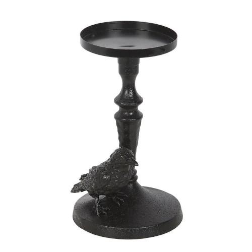 Something Different Pillar Mystic Raven Candle Holder