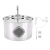 Stainless Steel Cat Water Fountain Quiet USB 3.2L Automatic Pet Drinking Fountain for Cats Dogs