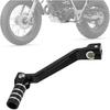 Dirt Bike Gangschalthebel Schalthebel Klappspitze CNC für TW200 2001-2025 Schwarz