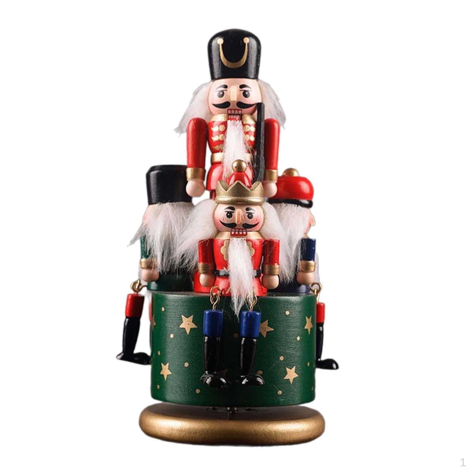 

Классическая деревянная музыкальная шкатулка «Щелкунчик» зелёный