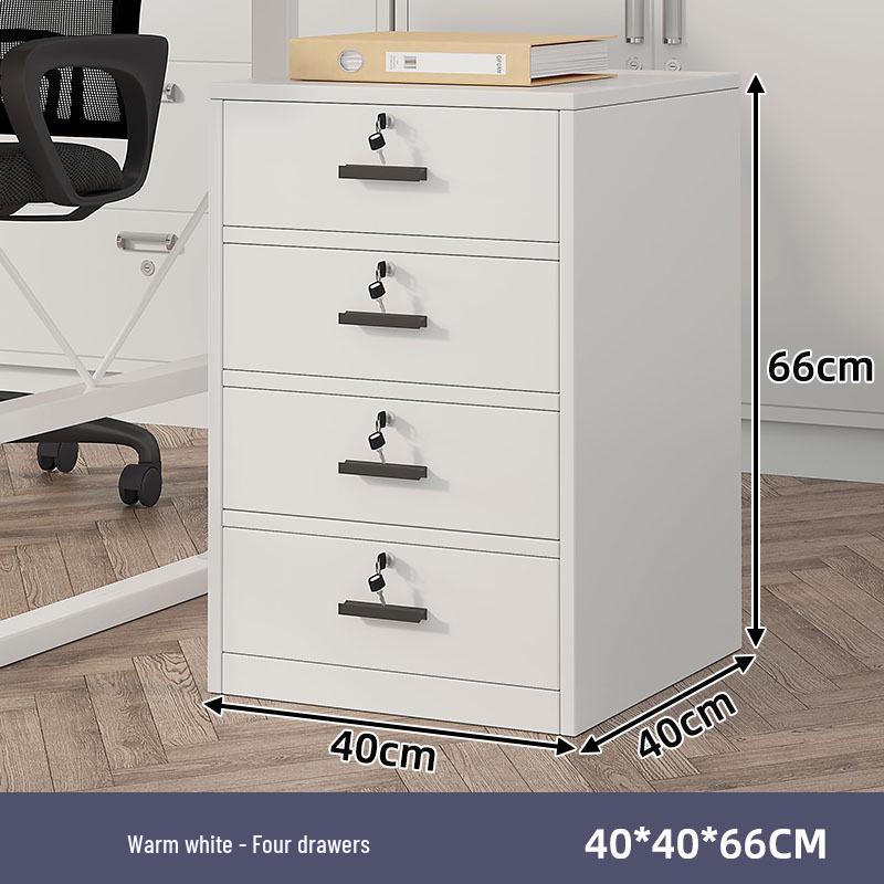 Modern Minimalist Filing & Archive Cabinet with Lock for Home & Office Storage
