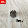 MOC Kostky Postava Prázdná Hlava Obličej Sklenice Láhev Příslušenství Složený Díl Stavebnice Hračky Pro Děti