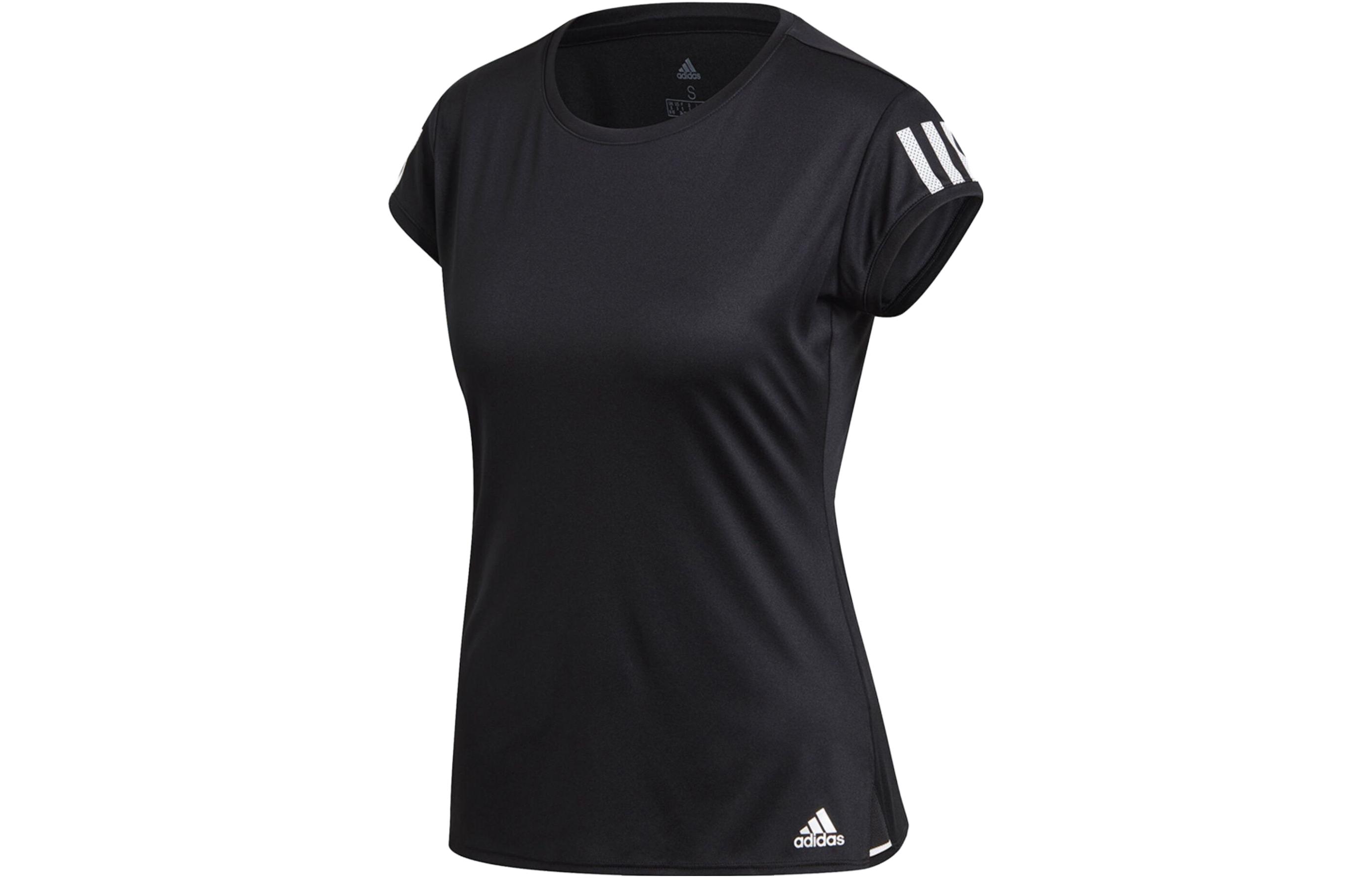 Adidas T Shirts Women s Black Crew Neck Moderate FK6972 S