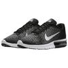 Nike Womens Air Max Sequent 2 'Black White' (women's sizes) Black / White / Dark Grey Running Shoes 852465 002