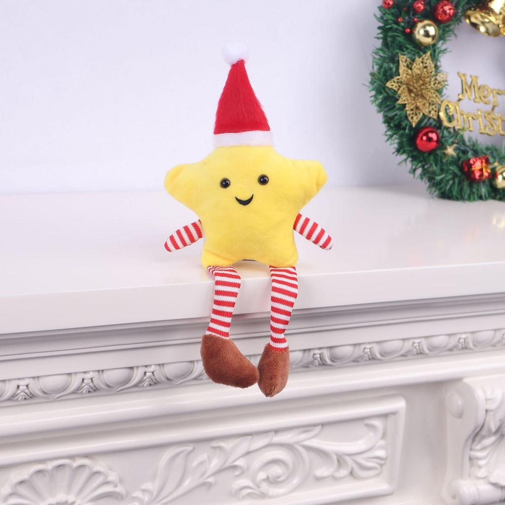 Cute Plush Christmas Dolls: Festive Home Ornaments & Party Decor