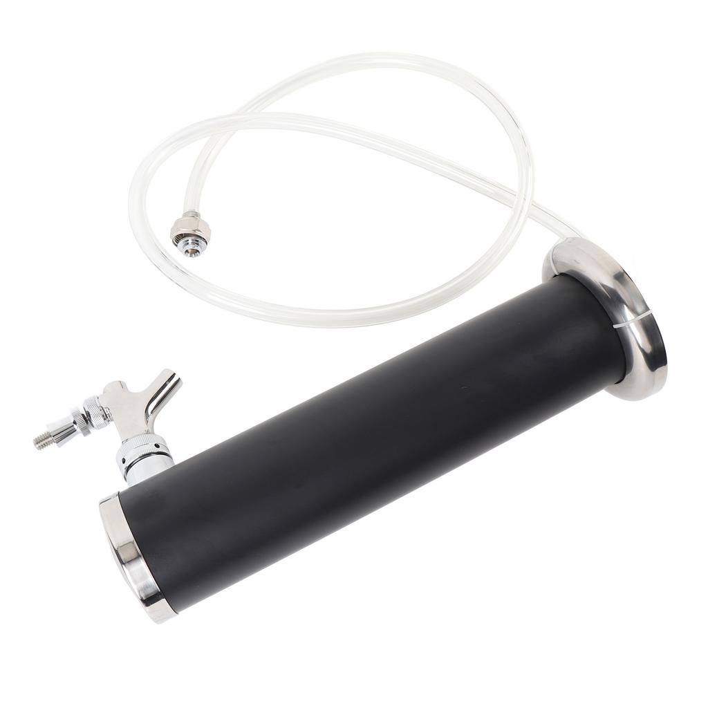 Single Tap Stainless Steel Draft Beer Tower 3 Inch Column Draft Beer Tower Dispenser Kit for