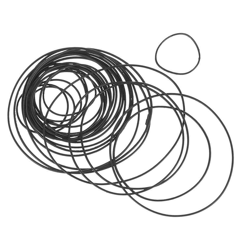 1 Packung Uhrenreparaturwerkzeug 0,5/0,6/0,7/0,8 mm Uhr O-Ringe Wasserdichte Gummi-Uhrboden-Dichtungen Hardware-Zubehör