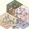 DIY Miniature Scene 3D Stickers Decorative Landscaping Stickers Kawaii Visual Stacking Sticker
