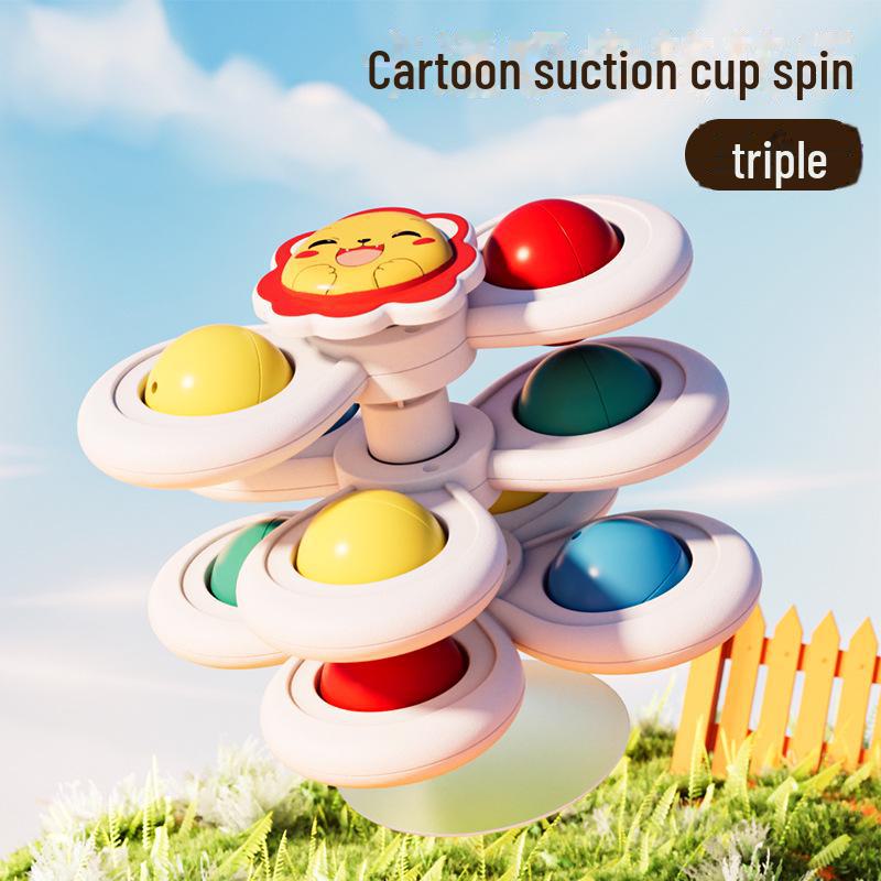 

Игрушка-крутилка на присоске для младенцев: Веселый, обучающий спиннер для малышей (0-1 год, 6 месяцев+)