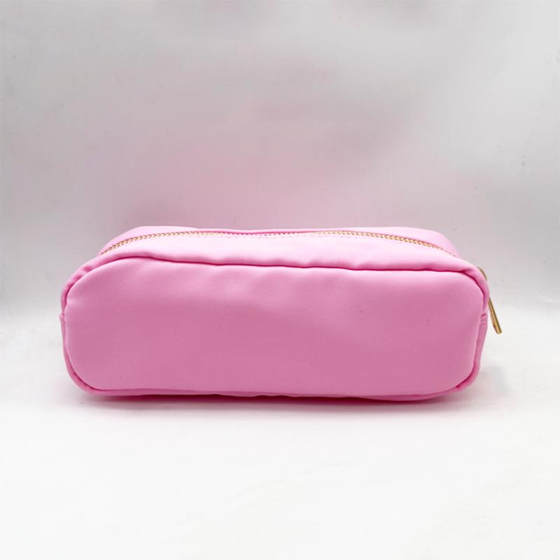 RTS Stock Nylon Girls Durable Colorful Simple School Bag Holder Storage Pouch Bag Gift Cute Marker Pen Classic Slim Pencil Case