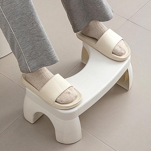 Hocktöpfchen-Fußhocker, Toilettentöpfchen-Fußhocker Verhindert das Ausrutschen Verbessert die Körperhaltung PP Hocktöpfchen-Hocker fürs Büro