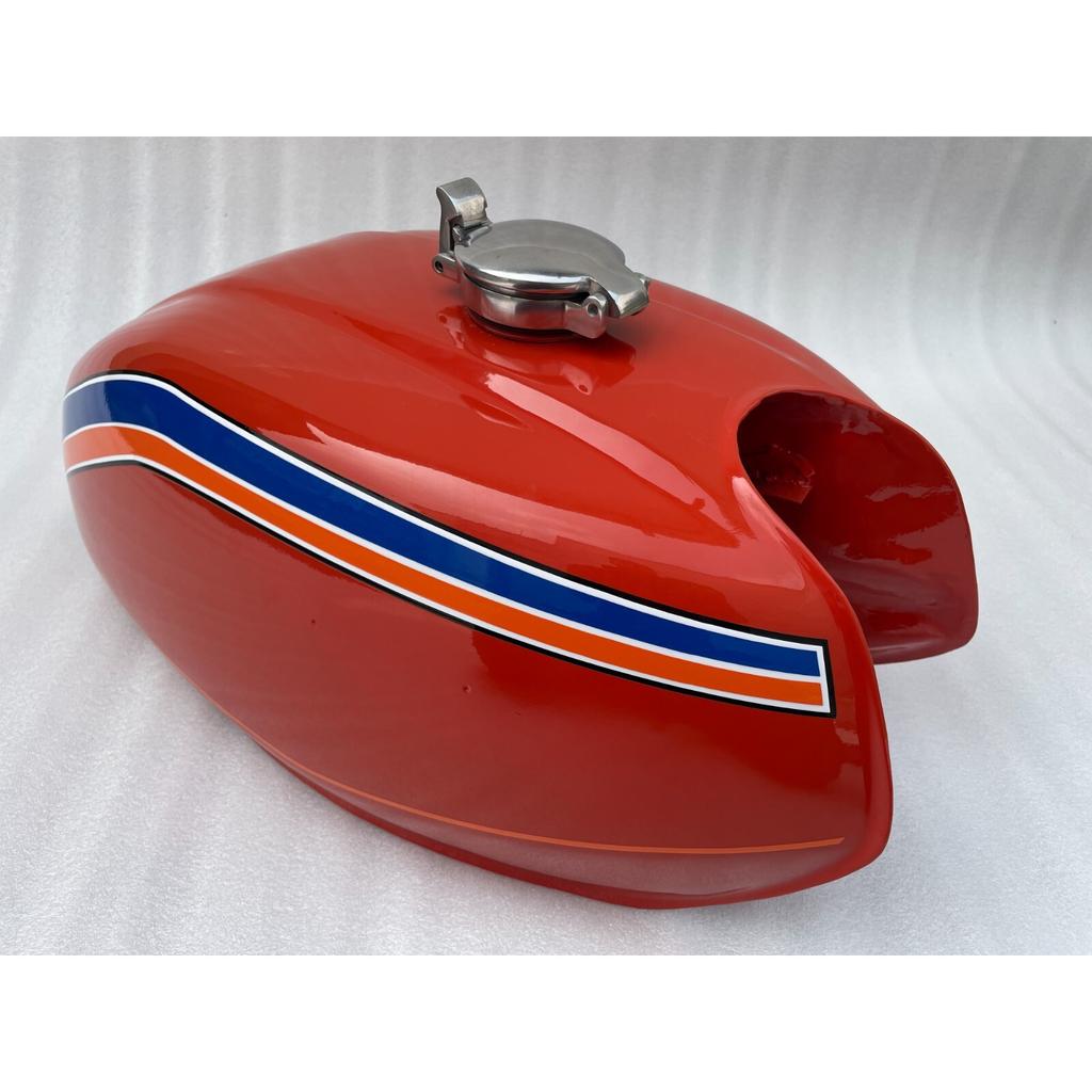 Honda CB400 CB400A 1978 Red Painted Aluminium Alloy Petrol Fuel Gas Tank + Cap