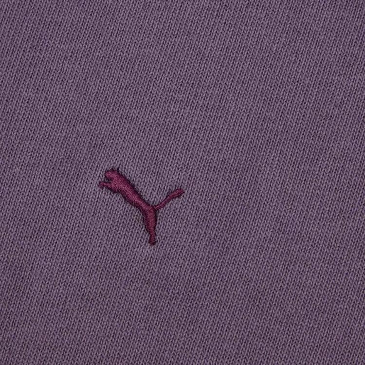 Puma Classics Select Haus Dopamine Casual Minimalist Pullover Short Sleeve T-Shirt Unisex T-Shirts Charcoal-Gray Purple 631561-46