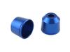 POSH FAITH Motorcycle Bar End Middleweight Outer Bar M6 Caps, Ends, Type, Blue, 032679-01-10