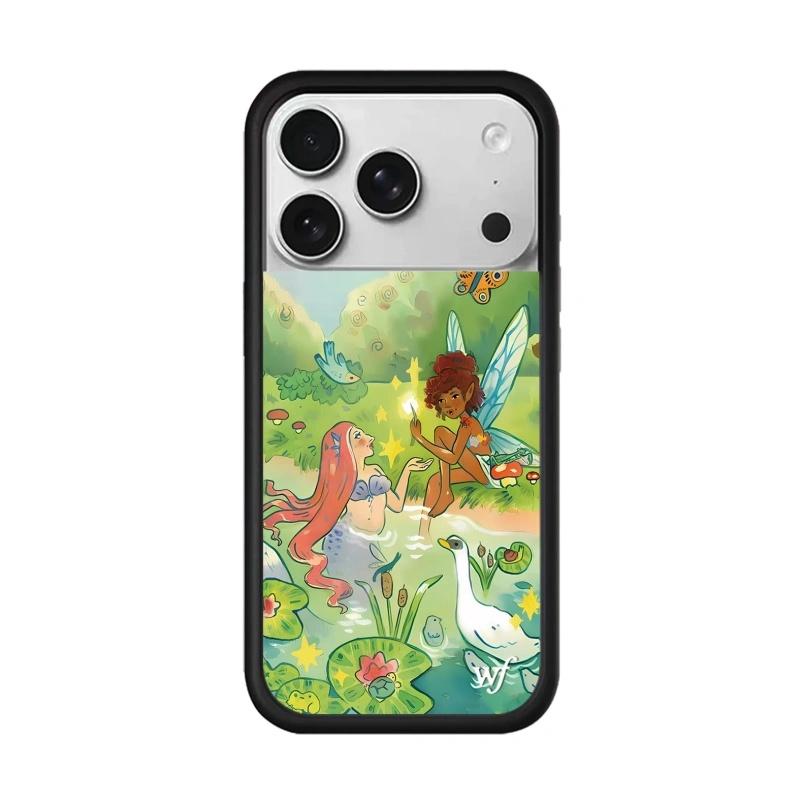 wf Taylor Giavasis Wildflower protect Phone Case for iPhone 12 13 14 15 16 17 Pro Max Plus wf Grassland fawn Duck Castle Cover