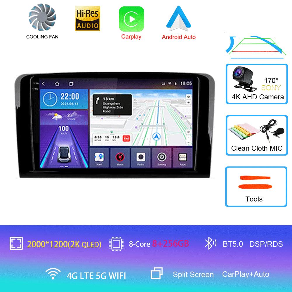 Android 14 Car Radio For Mercedes Benz ML GL ML350 GL320 X164 2005 - 2009 Multimedia Video Player Navigation Stereo GPS