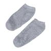 Siffler Compressed Disposable Travel Socks M Size Grey 5 Pairs Ankle Length for Women Camping Emergency Preparedness