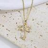 Simple Coconut Tree Pendant Necklaces for Women Fashion Zirconia Necklace Wedding Party Jewelry Accessories