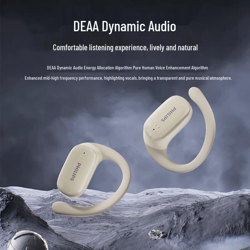 Philips TAT3708 Open-Ear Bone Conduction Sports Headphones