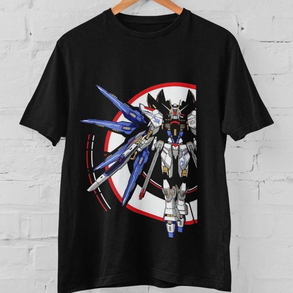 Gundam Mecha Robot Anime Graphic Tee Japanese Sci Fi Unisex Streetwear S