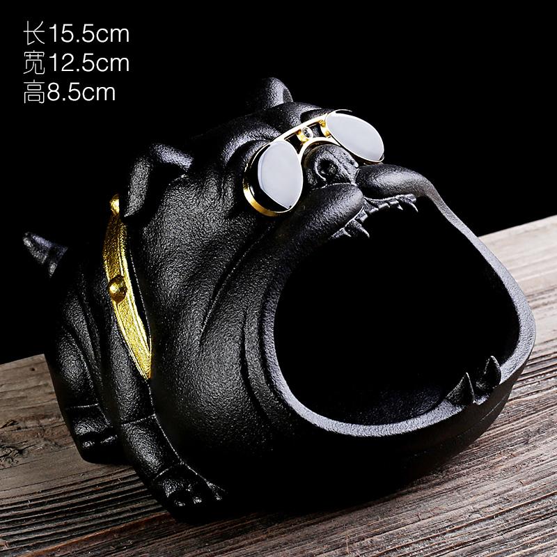 Ceramic Dog Ashtray Cute and Creative Decoration Large Ashtray Personalized and Trendy Living Room Light Luxury Anti Fly Ash