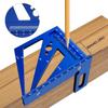 Upgrade Holzbearbeitungs-Messlineal Metrisch Zoll 3D Mehrwinkel-Aluminiumlegierung 22,5 30 45 60 67,5 90 Grad Winkelquadrat
