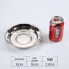 304 Stainless Steel Round Dinner Plate (10-Pack)