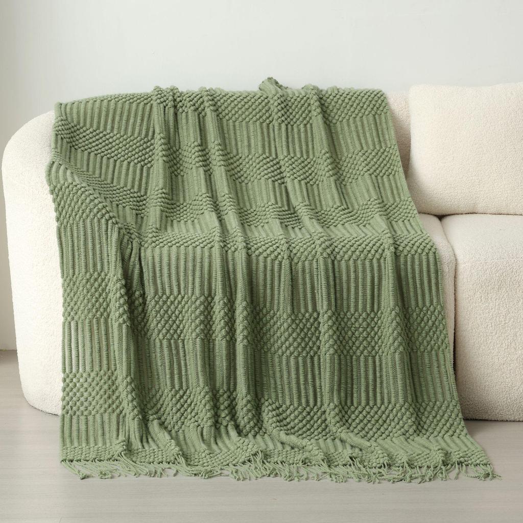 Nordic Light Luxury Sofa Throw Blanket & Shawl for Office, Nap, and Bed
