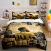Ensemble de literie de football Neymar Jr Ensemble de housse de couette Housse de couette Taies d'oreiller Décoration de la maison (1 * Housse de couette 2 * Taies d'oreiller, sans couette)