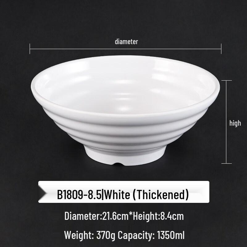 

Chinese Style Melamine Soup and Noodle Bowl