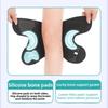 Sports Climbing Knee Patella Injury Protection Silicone Sleeve Strap Special Protective Gear Running Joint Meniscus Knee Guard