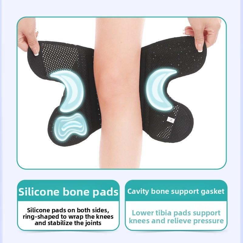 Sports Climbing Knee Patella Injury Protection Silicone Sleeve Strap Special Protective Gear Running Joint Meniscus Knee Guard