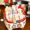Large Capacity Stationery Storage Box Cartoon Desktop Container Creative Desktop Pen Holder  School