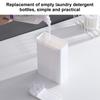 Plastic Laundry Detergent Dispenser White Leak-Proof Dispenser Bottle Durable Reusable Liquid Soap Dispenser Household Use