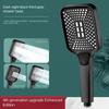 Super Pressurized Square Button Handheld Shower Head Water Pressure Boost