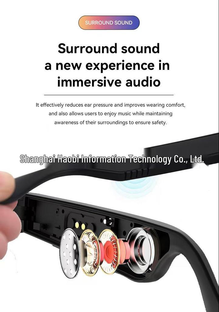 New D13 Smart Glasses: Bluetooth Calling, Music, Voice Activation, Remote Photo Capture, Multi-functionality