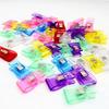 PVC Plastic Clips for Patchwork Sewing, DIY Crafts, Quilting Clamp, Clover Wonder, Fixed Sewing Tools, 3.3x1.8cm, 100Pcs