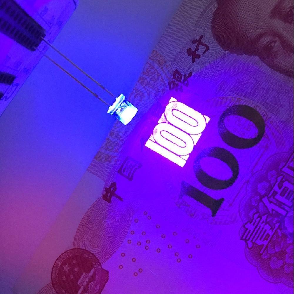 100 Stück 5 mm flache Oberseite, weiß, rot, rosa, gelb, blau, orange, warmweiß, Weitwinkel-Licht-LED