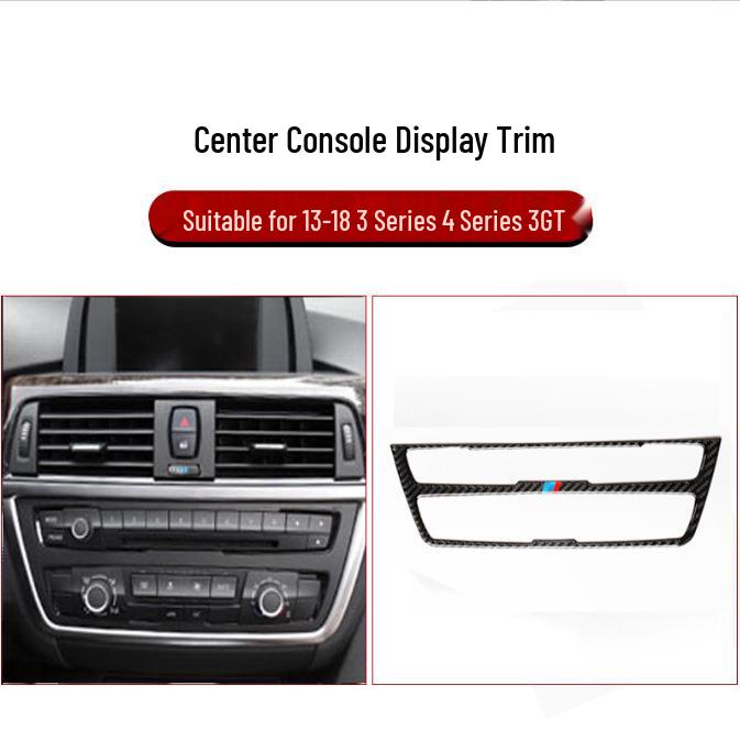 

Рамка дисплея центральной консоли из углеродного волокна для BMW 3/4 серии 316i/320i F30 Интерьер.
