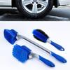 Wheel Brush and Tire Cleaner for Car Detailing, 3 Pack Auto Detailing Car Wash Brush, Long Handle Brush for Tires and Wheels, Wheel Cleaner Brush